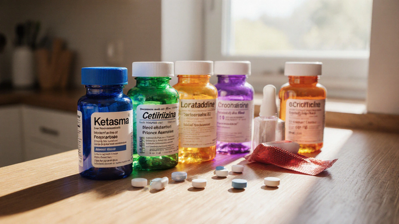 Ketasma (ketotifène fumarate) : comparaison avec les alternatives