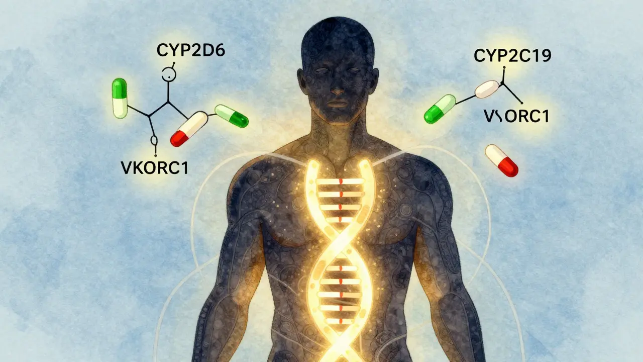 Comment la pharmacogénomique influence le risque d'interactions médicamenteuses