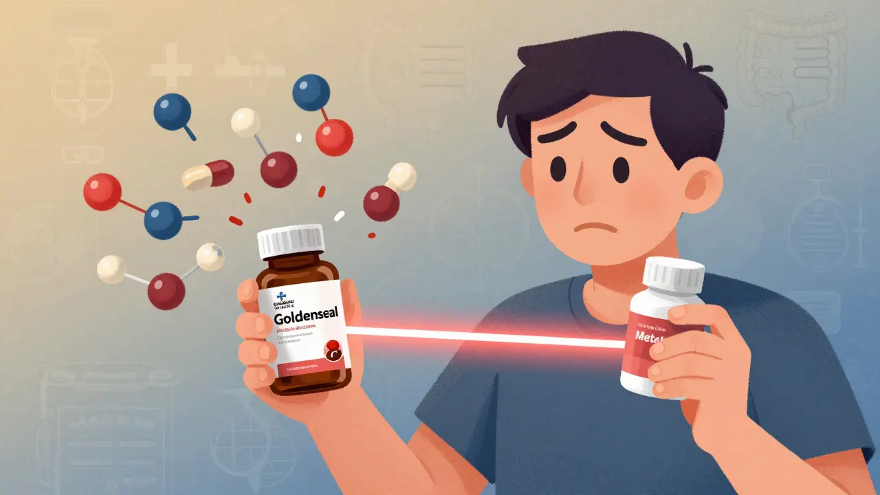 Goldenseal et Métformine : Risques d'interaction sur la glycémie