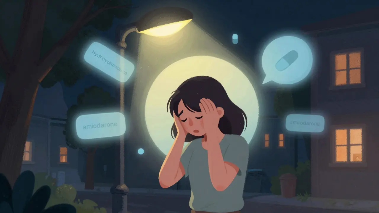 Effets des médicaments sur la vue : halos et sensibilité à la lumière - conseils de sécurité