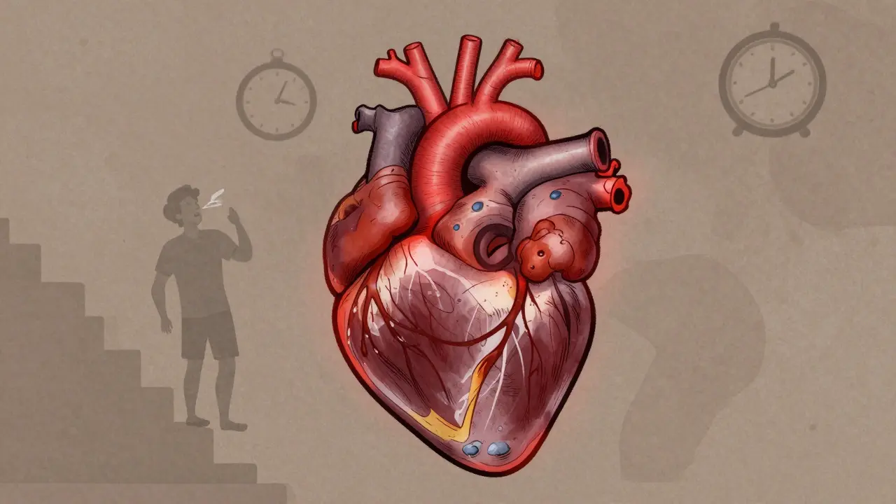 Hypertension pulmonaire : symptômes, charge du ventricule droit et traitements