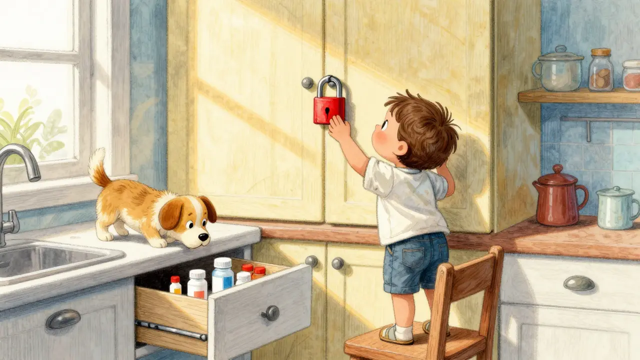 Médicaments : Comment les ranger et les jeter pour protéger enfants et animaux