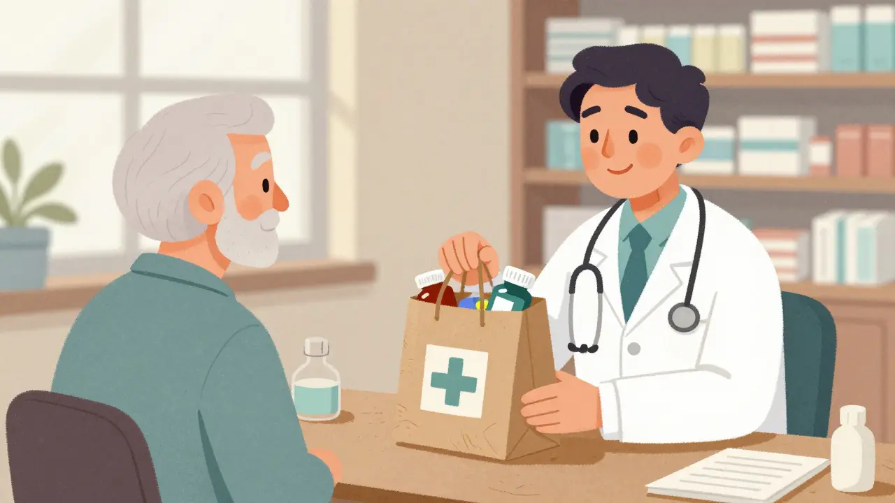 Révision des médicaments (Brown Bag) : Guide complet pour une consultation sûre