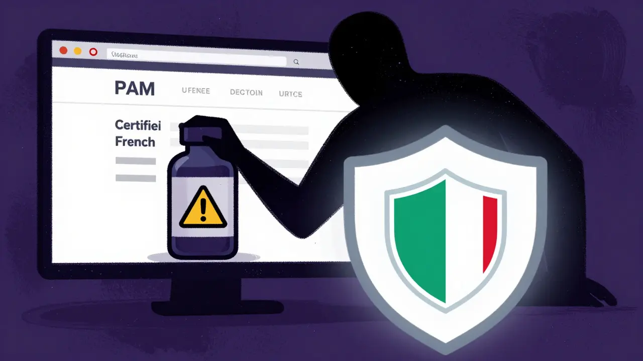 Illustration des risques des pharmacies en ligne non régulées et frauduleuses