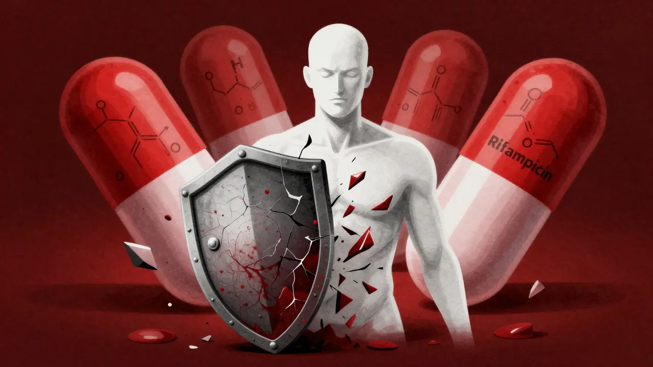 Rifampicine et Anticoagulants : Comprendre l'Induction Enzymatique et les Risques