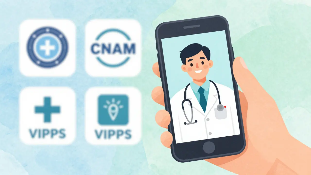 Consultation vidéo sécurisée avec médecin pour obtenir une ordonnance valide