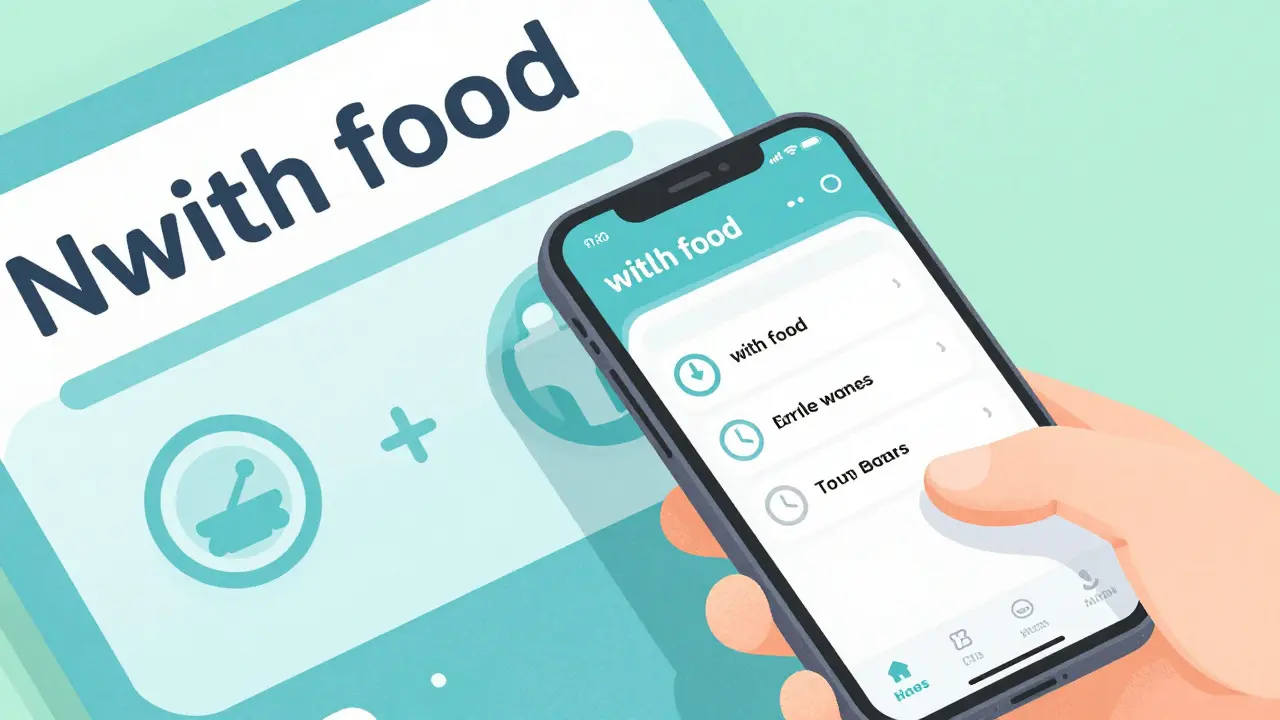 Téléphone scannant une étiquette simplifiée et visuelle